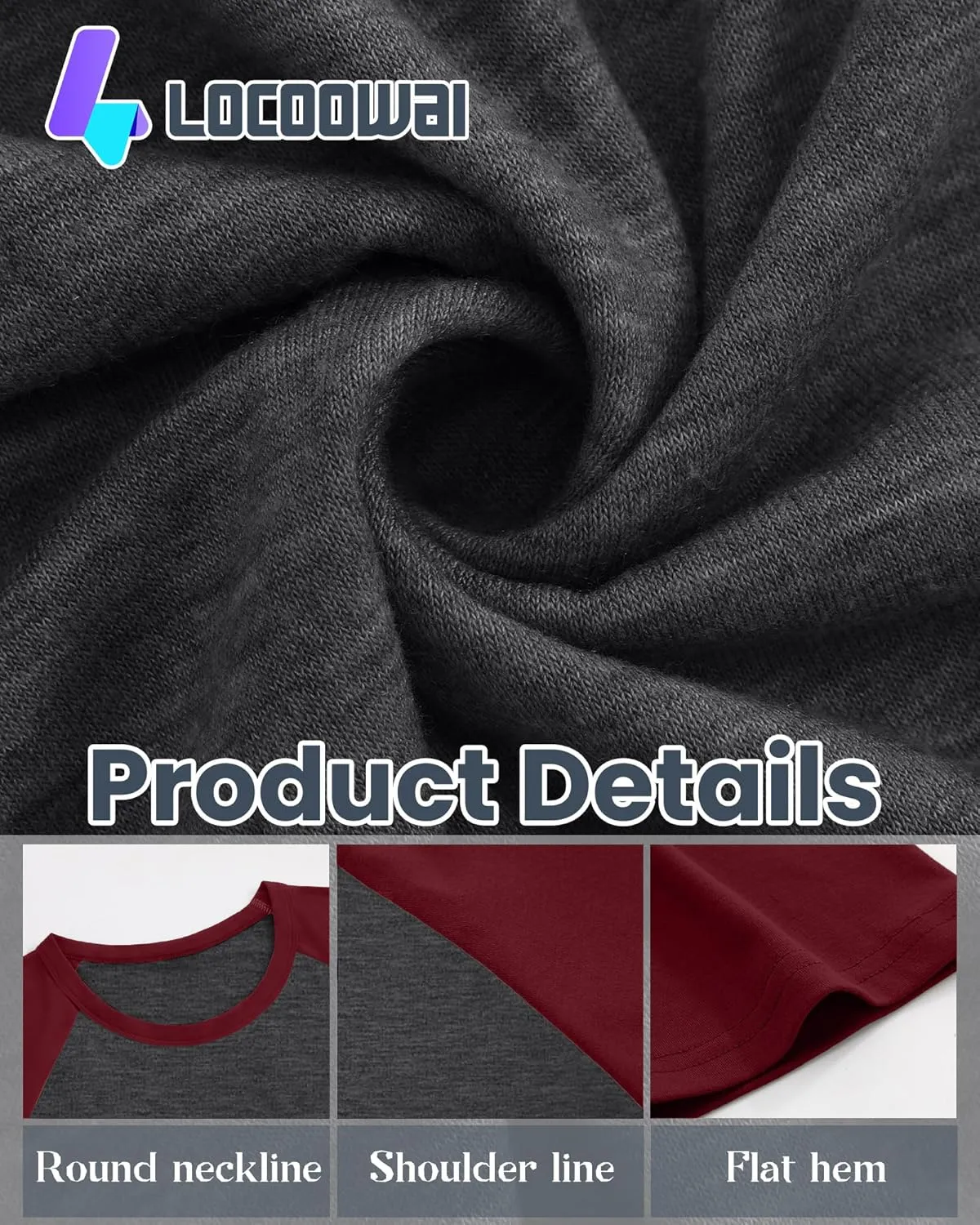 3 Pack Men's Big and Tall Casual T-Shirts M-5XL Raglan Sleeve Crew Neck Loose Baseball Tops Athletic Summer Tees
