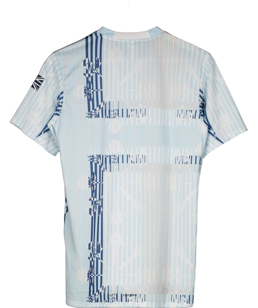 adidas Blue Team Gb Workout T-shirt UK S