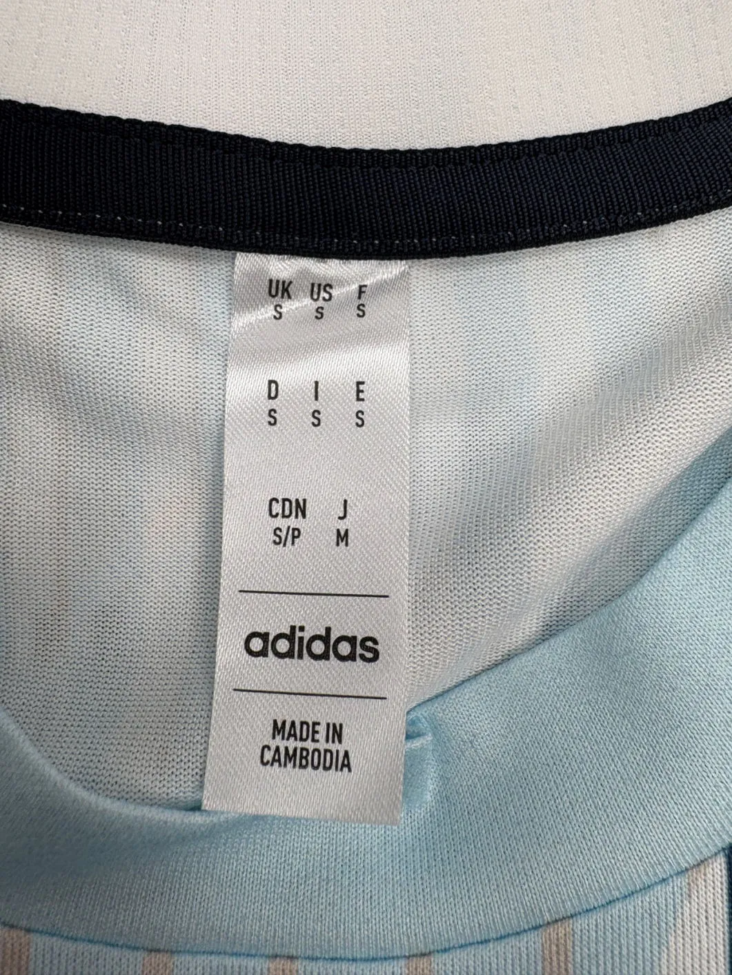 adidas Blue Team Gb Workout T-shirt UK S