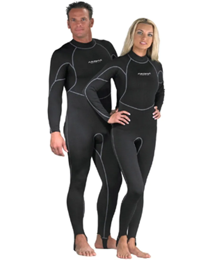 Akona Skin Suit Lycra Back Zip UV Protective Dive Suit for Scuba Diving Snorkeling