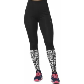 Asics High Waist Womens Long Running Tights - Black