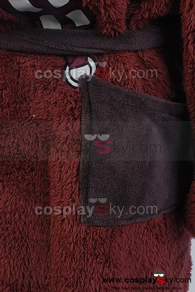 Chewbacca Hooded Bath Robe Costume Bathrobe