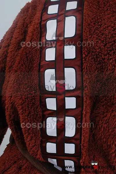 Chewbacca Hooded Bath Robe Costume Bathrobe