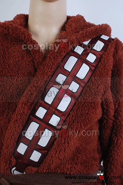 Chewbacca Hooded Bath Robe Costume Bathrobe