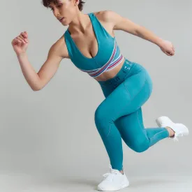 CLQ Power Compression Tights - Teal