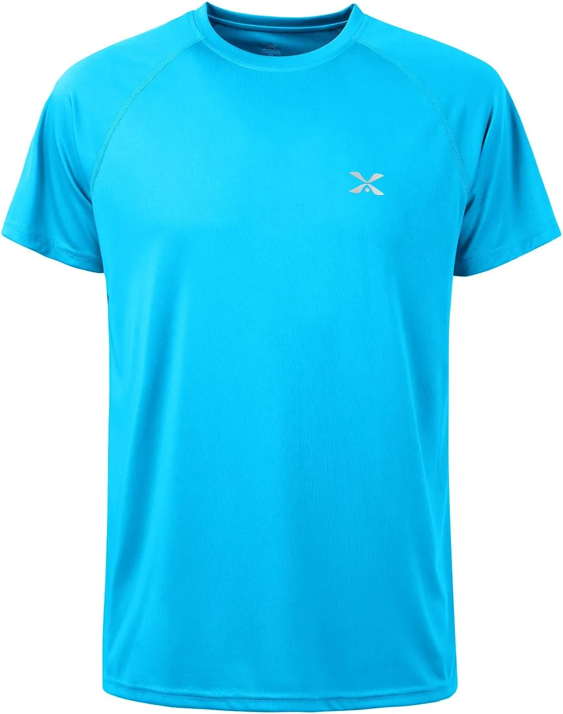 Corna Men's Short Sleeve T-Shirts, Lightweight Men's Workout Shirt, UPF 50  Sun Protection Athletic Dry Fit Shirts for Men