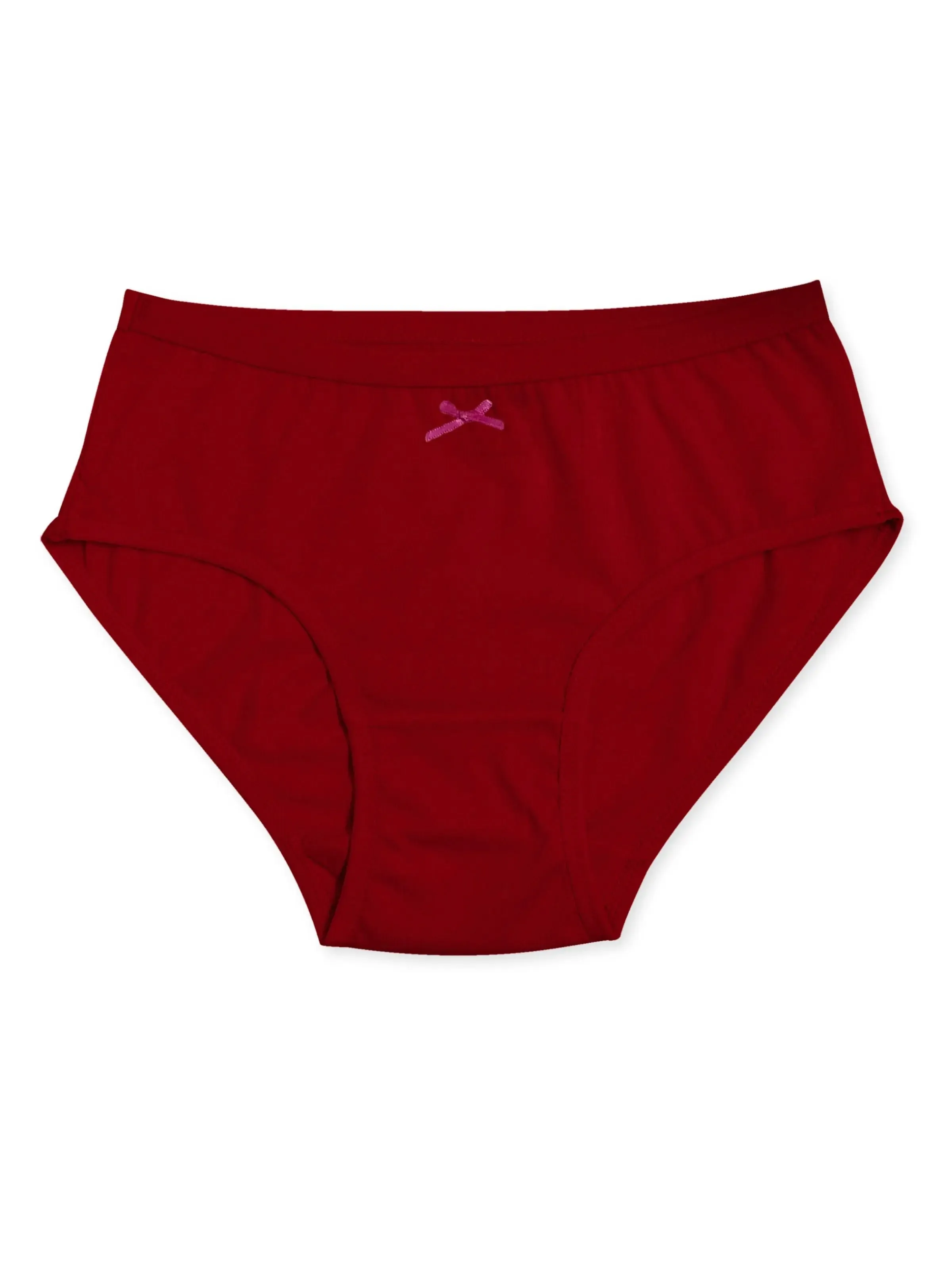 Cotton Hipster Briefs For Teens | Breathable | Elasticated Waistband | Assorted Solid Panties Pack Of 7