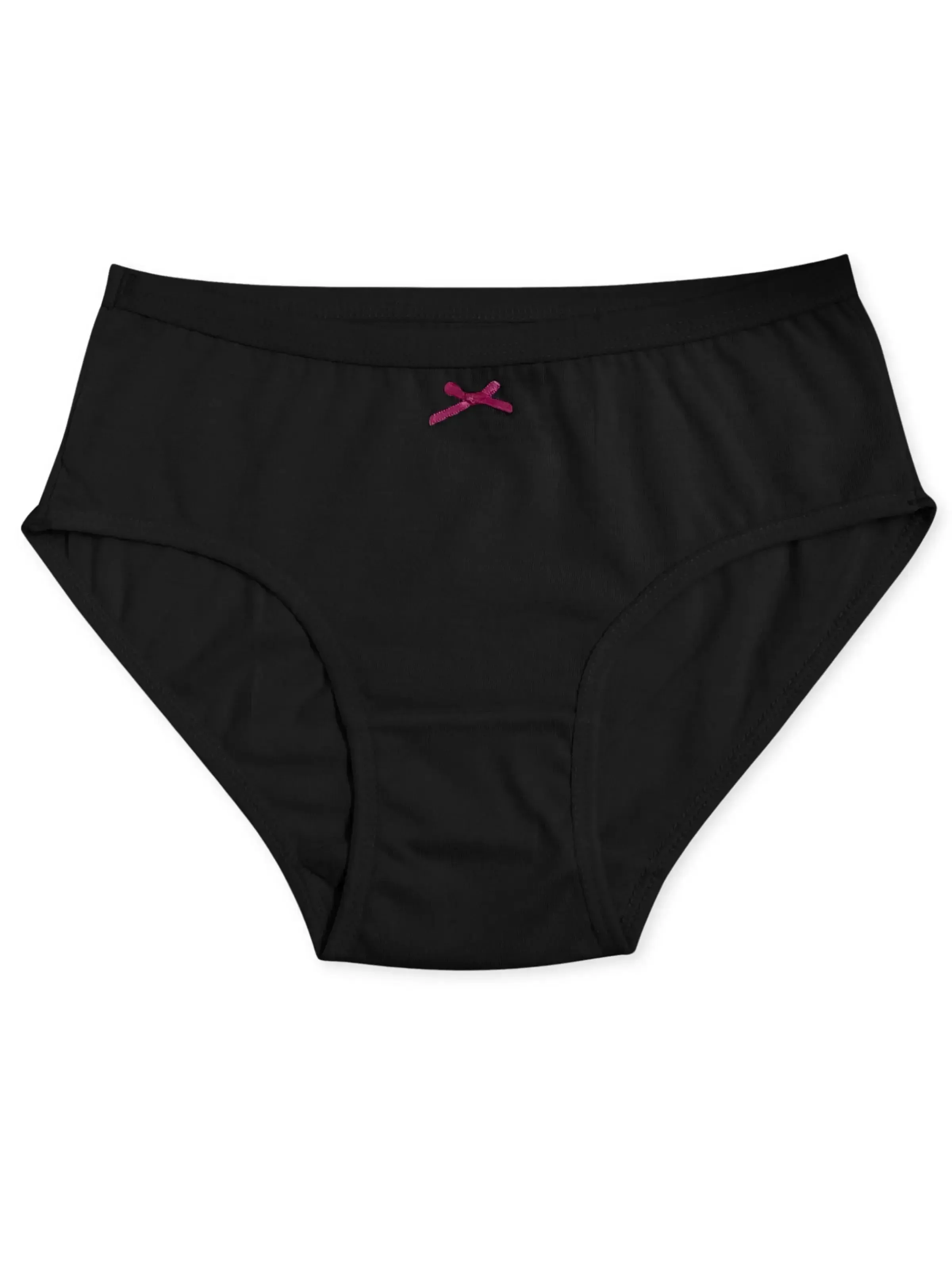 Cotton Hipster Briefs For Teens | Breathable | Elasticated Waistband | Assorted Solid Panties Pack Of 7