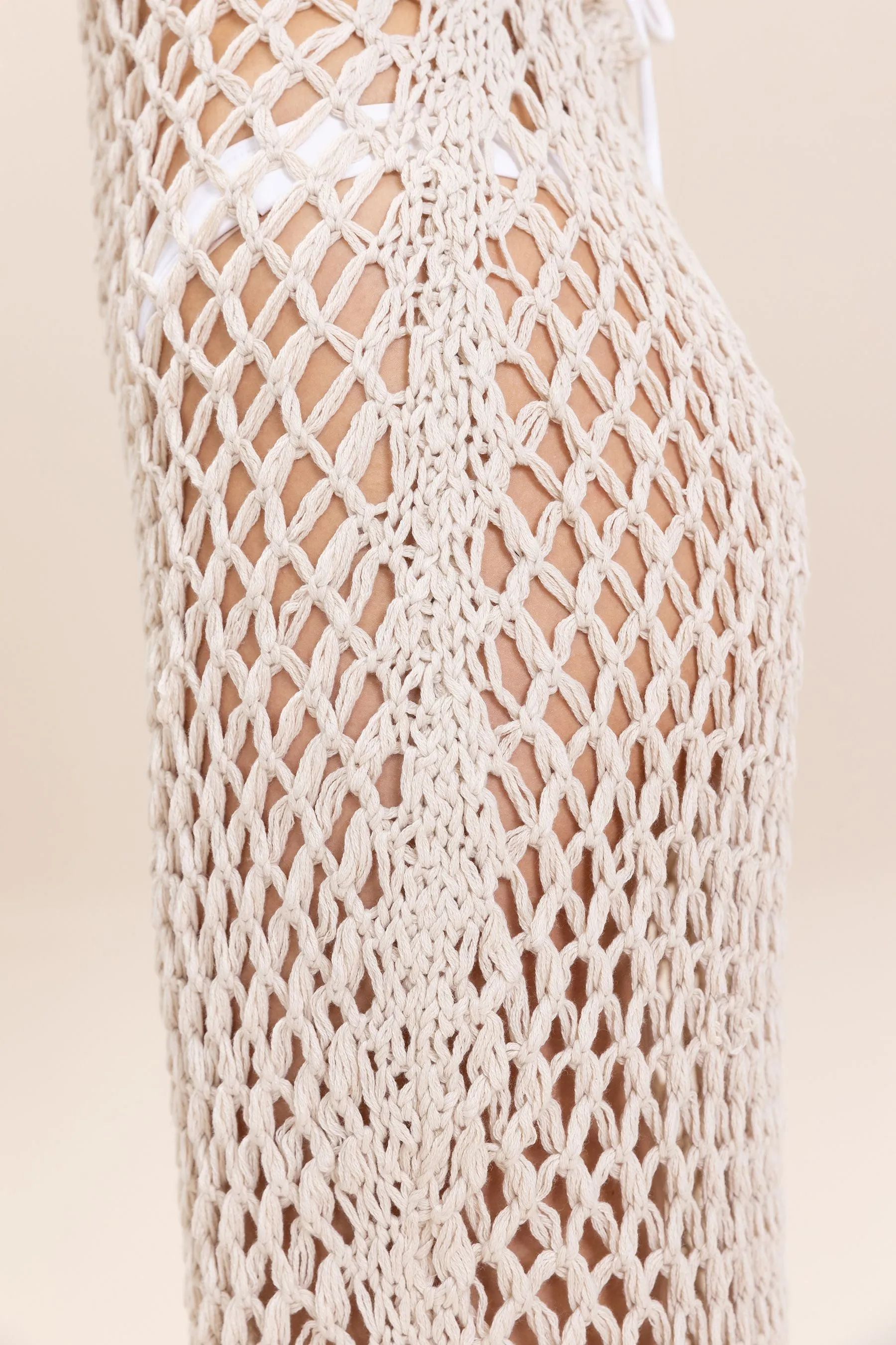 Cross-Strap Knit Dress