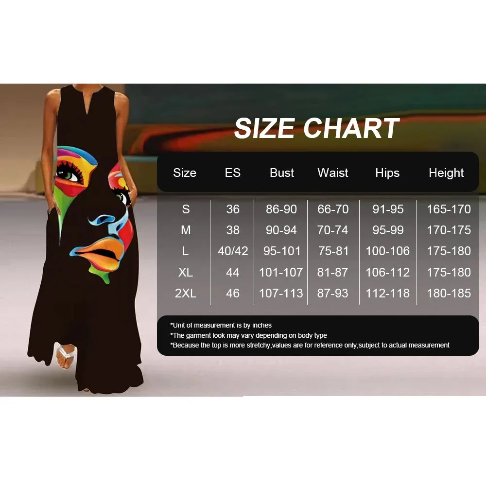 Fashionable And Sexy Women's Slit V-neck Maxi Dress