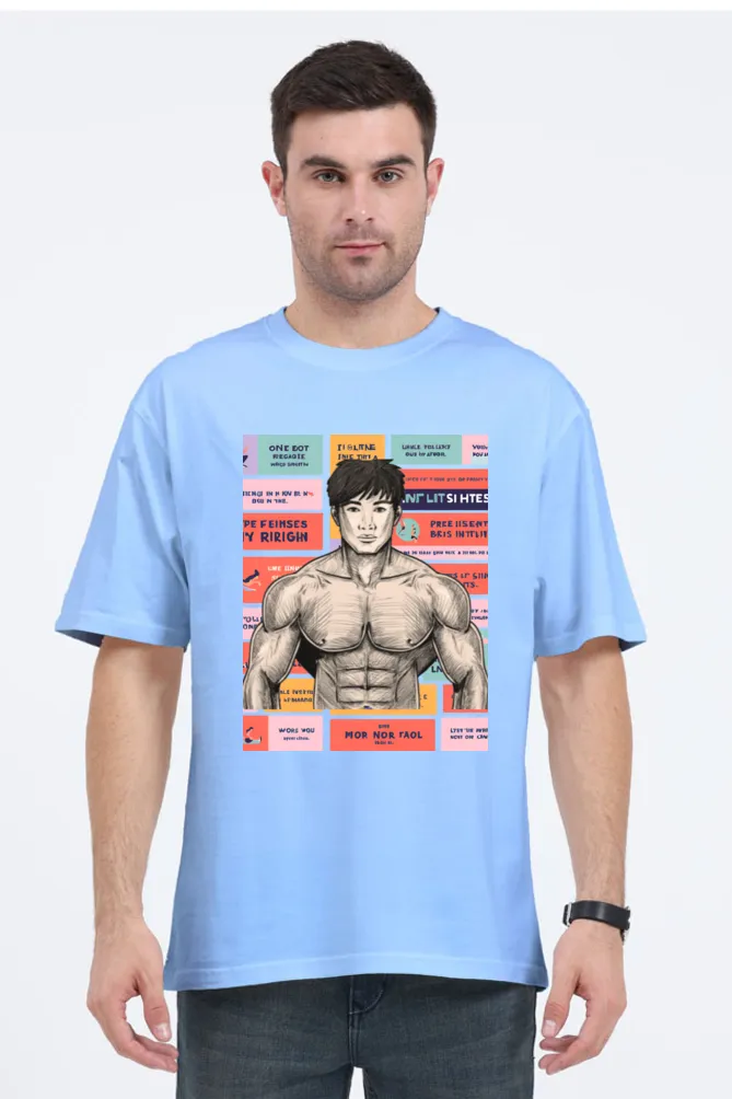 Fitness-Gym-Oversized T shirt-Bodybuilder