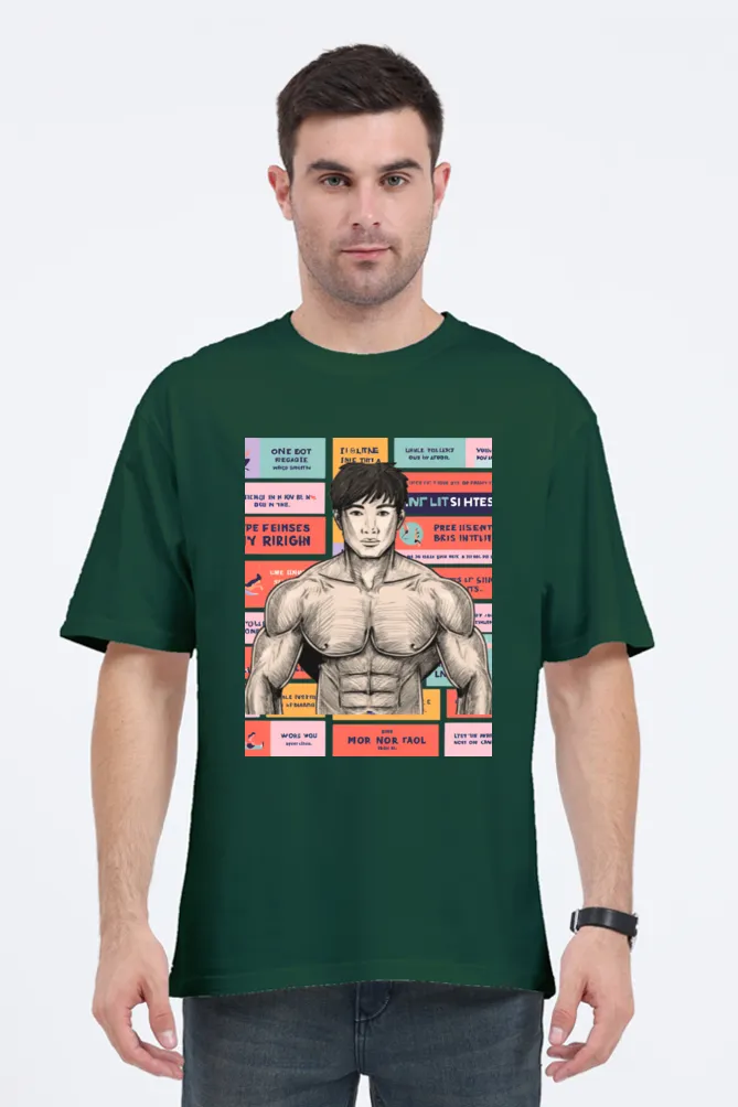 Fitness-Gym-Oversized T shirt-Bodybuilder