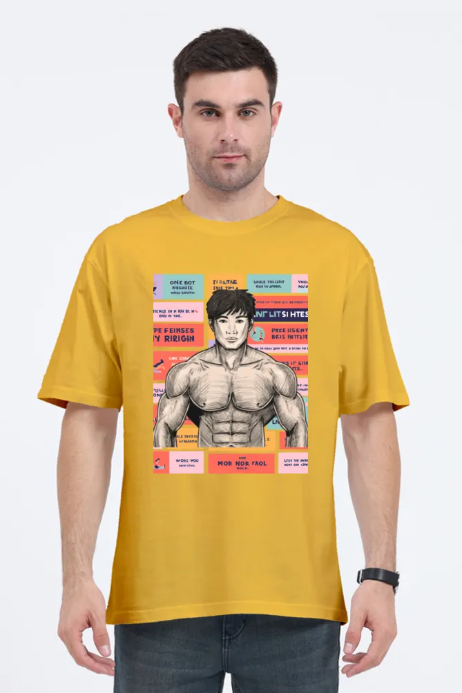 Fitness-Gym-Oversized T shirt-Bodybuilder