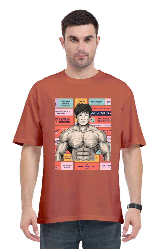 Fitness-Gym-Oversized T shirt-Bodybuilder