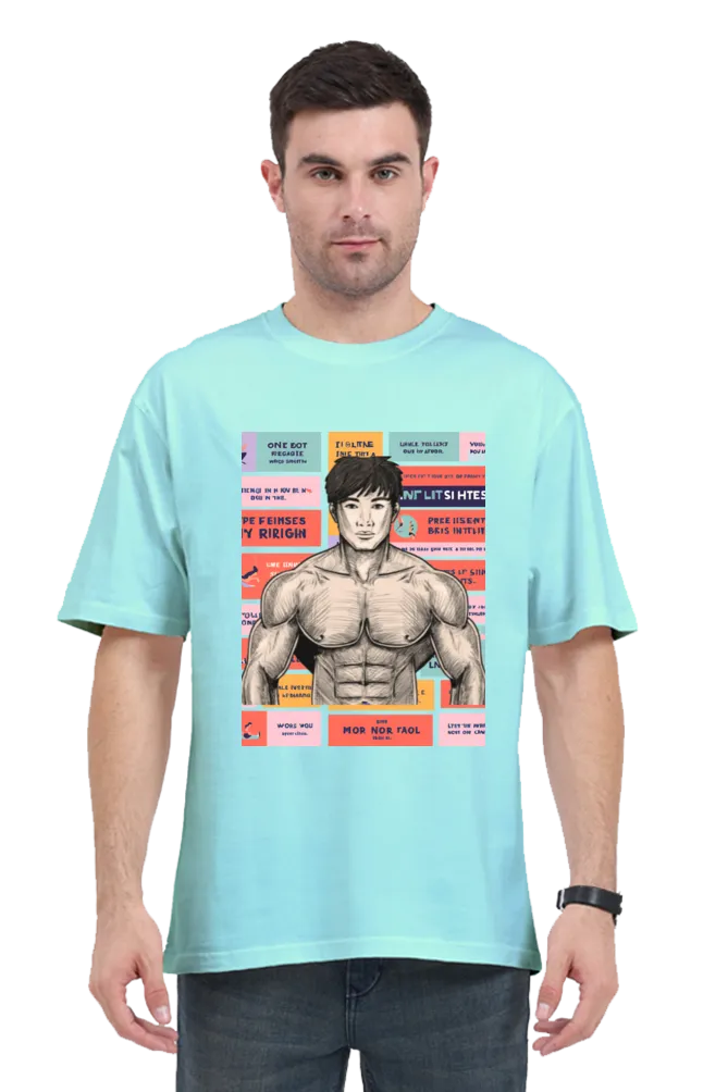 Fitness-Gym-Oversized T shirt-Bodybuilder