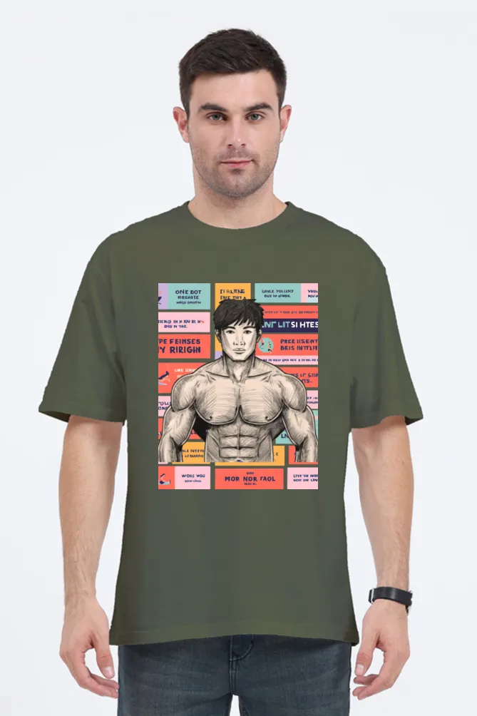 Fitness-Gym-Oversized T shirt-Bodybuilder