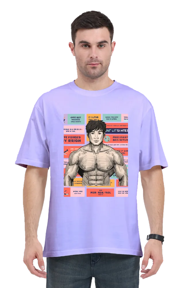 Fitness-Gym-Oversized T shirt-Bodybuilder