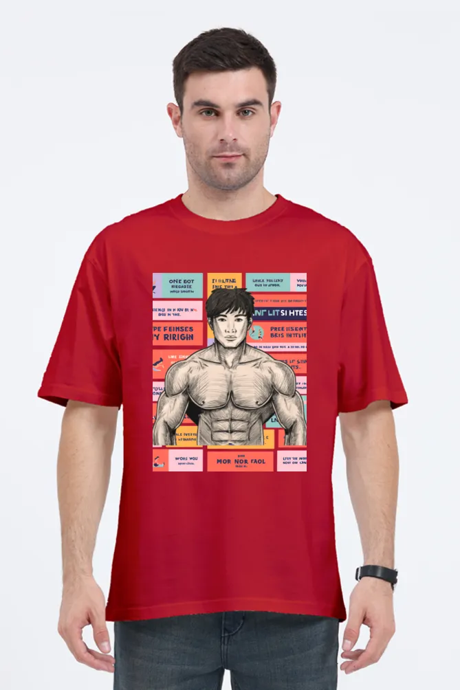 Fitness-Gym-Oversized T shirt-Bodybuilder