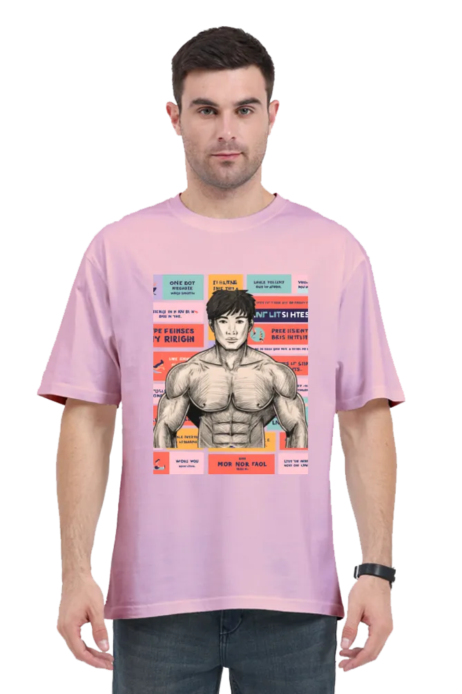 Fitness-Gym-Oversized T shirt-Bodybuilder