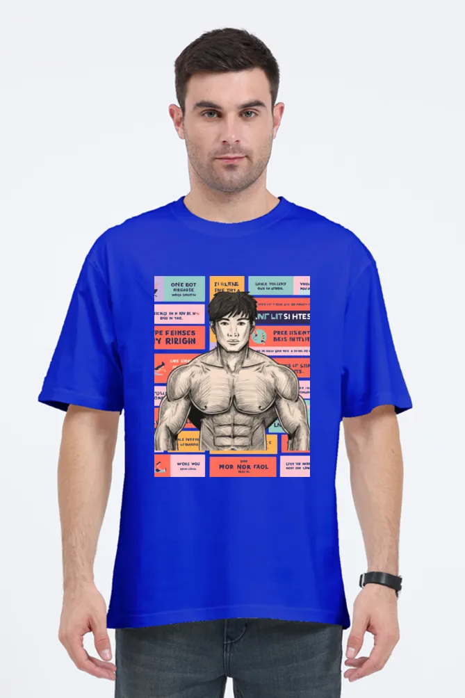Fitness-Gym-Oversized T shirt-Bodybuilder