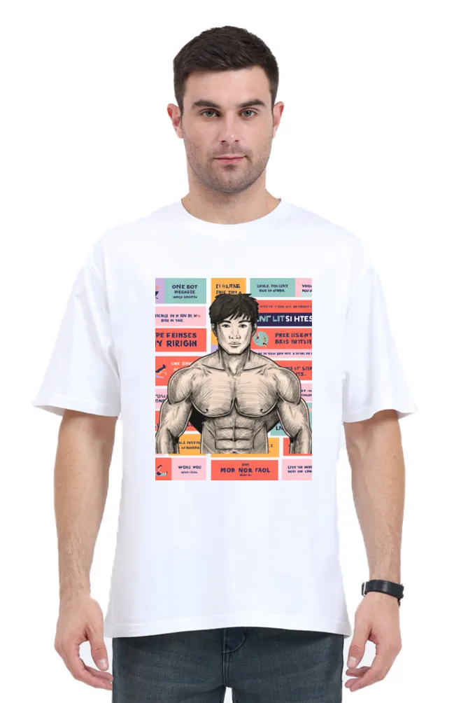 Fitness-Gym-Oversized T shirt-Bodybuilder