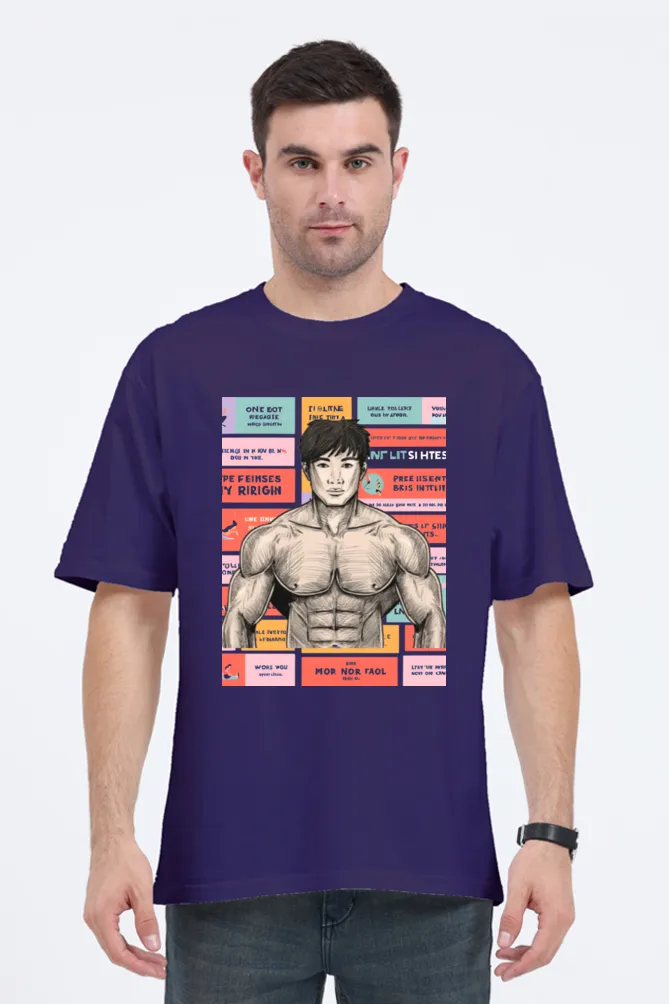 Fitness-Gym-Oversized T shirt-Bodybuilder