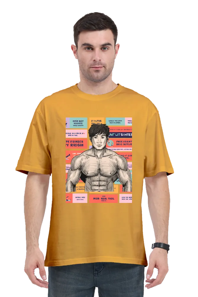 Fitness-Gym-Oversized T shirt-Bodybuilder