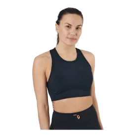 Fixed High Support Bra Black