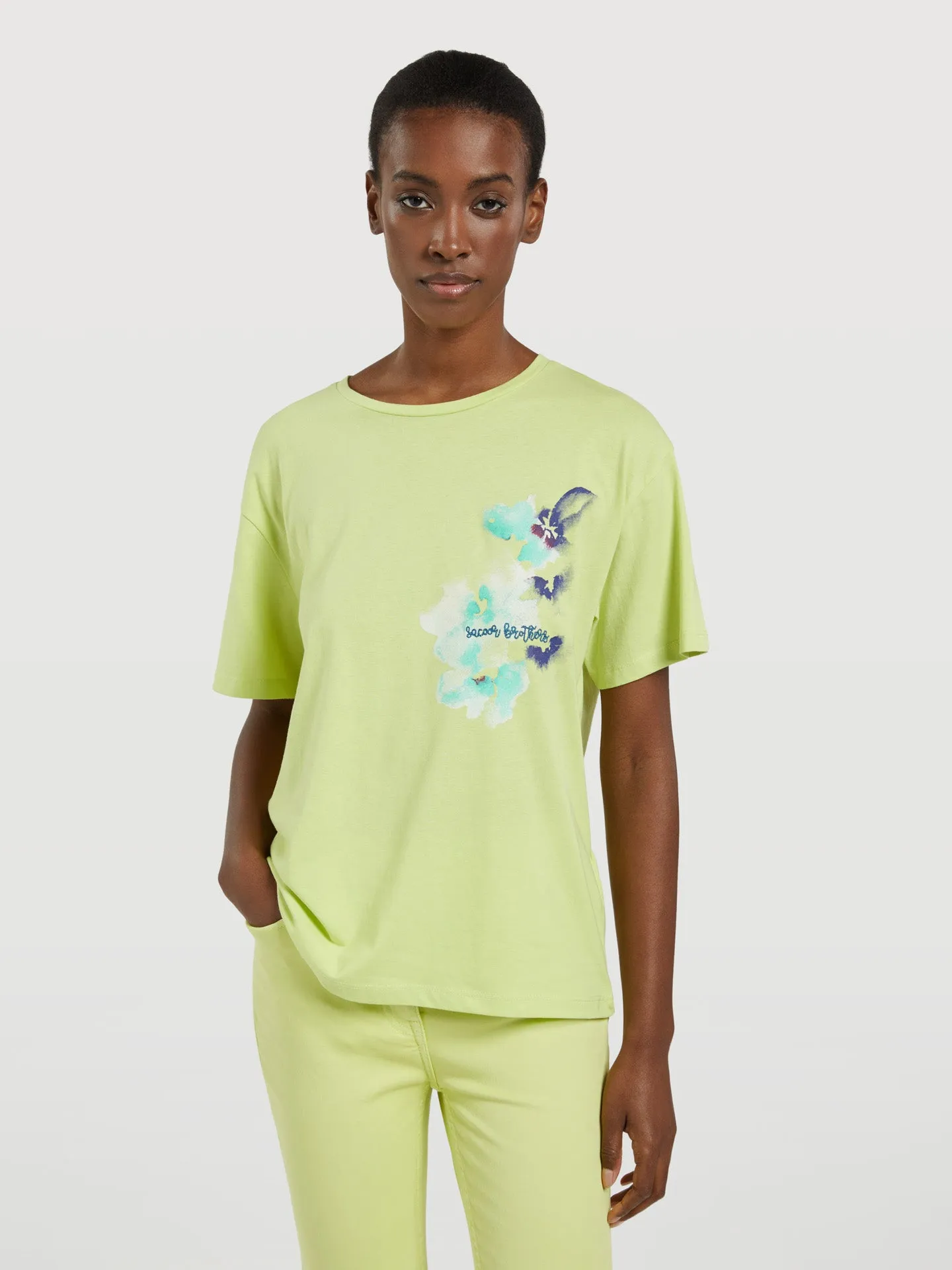 Flowers Print T-shirt