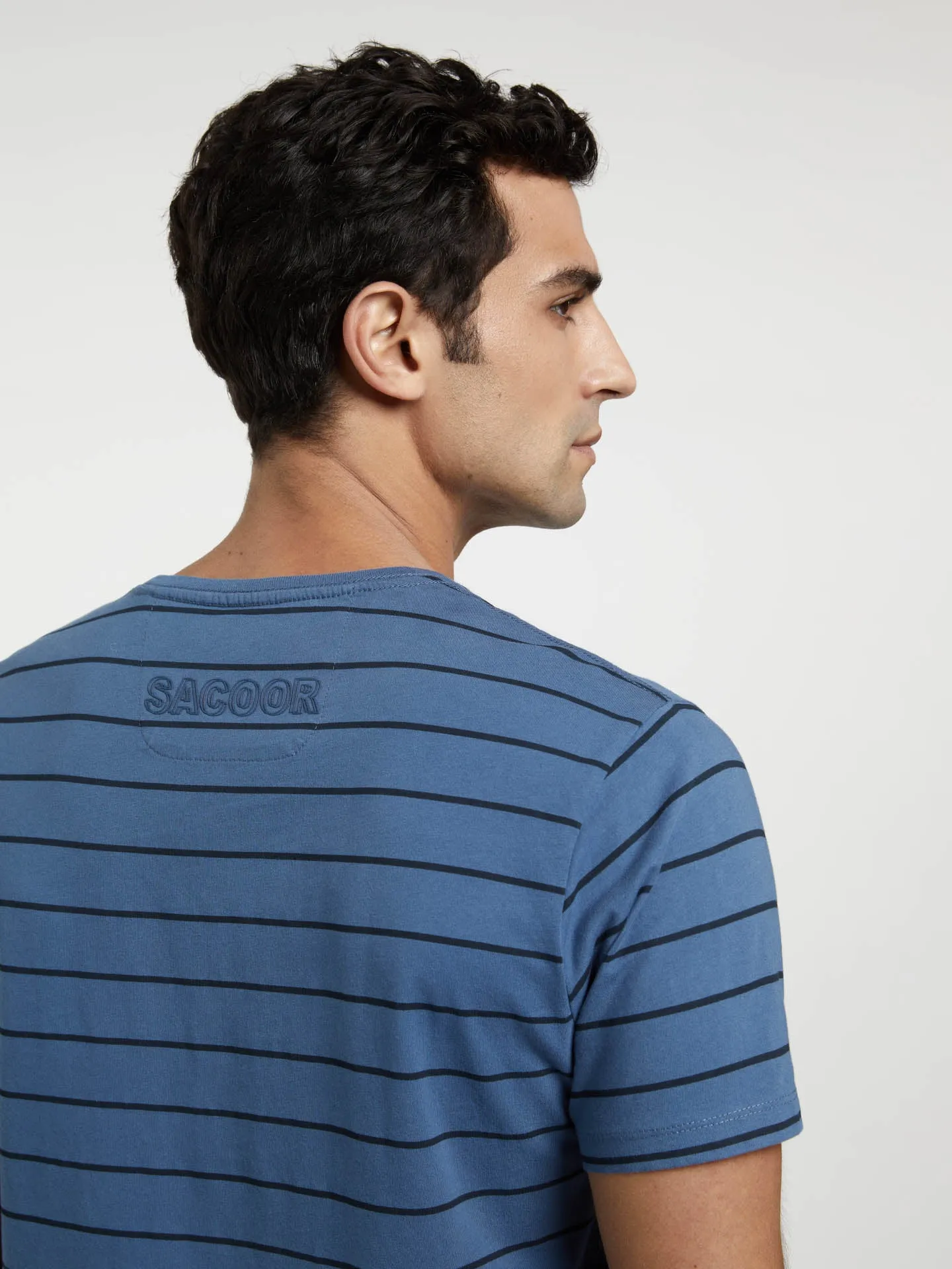 Garment Dye T-shirt With Stripes