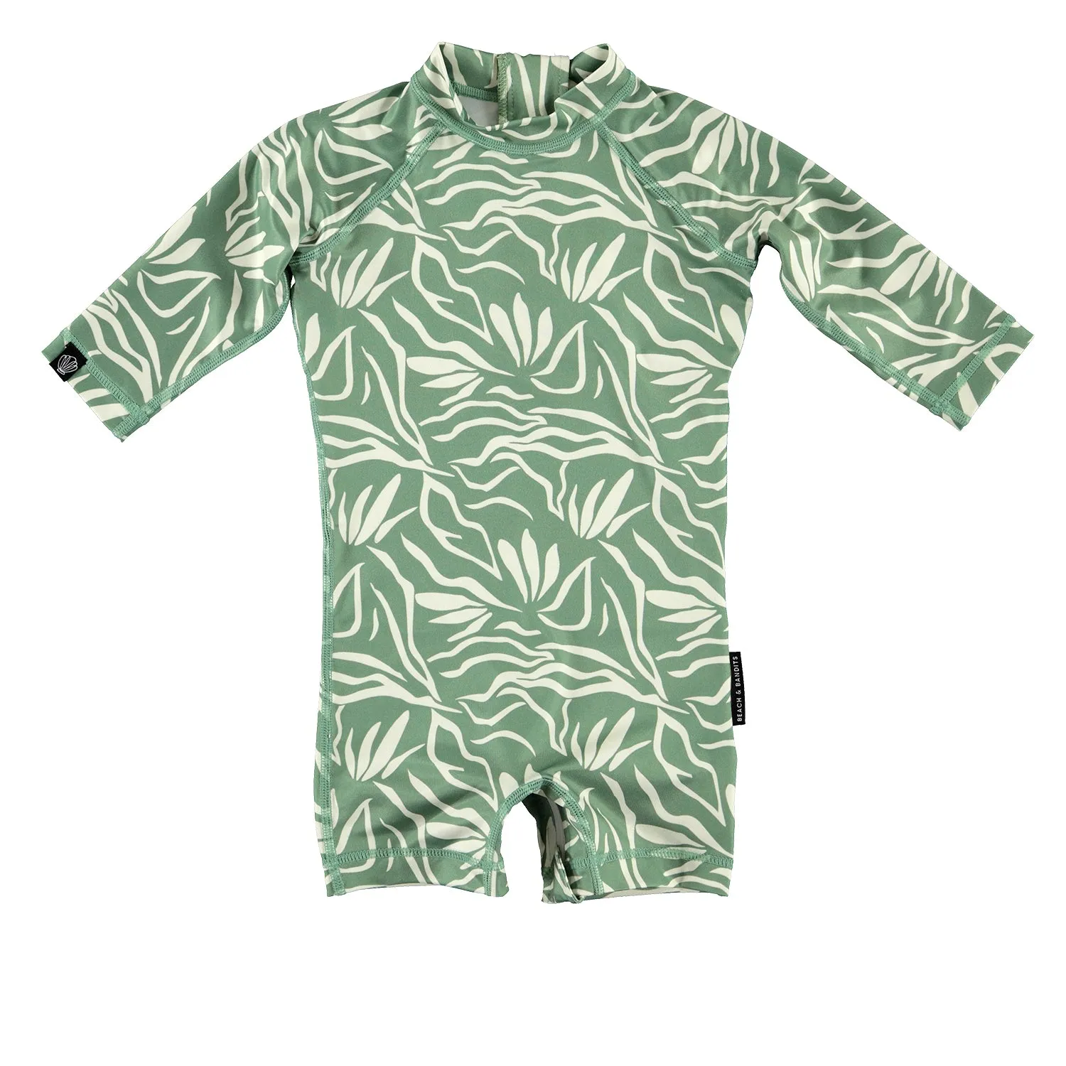 Hello Tropical Baby Swimsuit - Long Sleeve