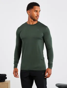 Hybrid Everyday Long Sleeve - Olive Marl