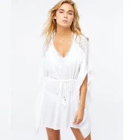 Lace Kaftan Beachwear #Lace #White #Kaftan