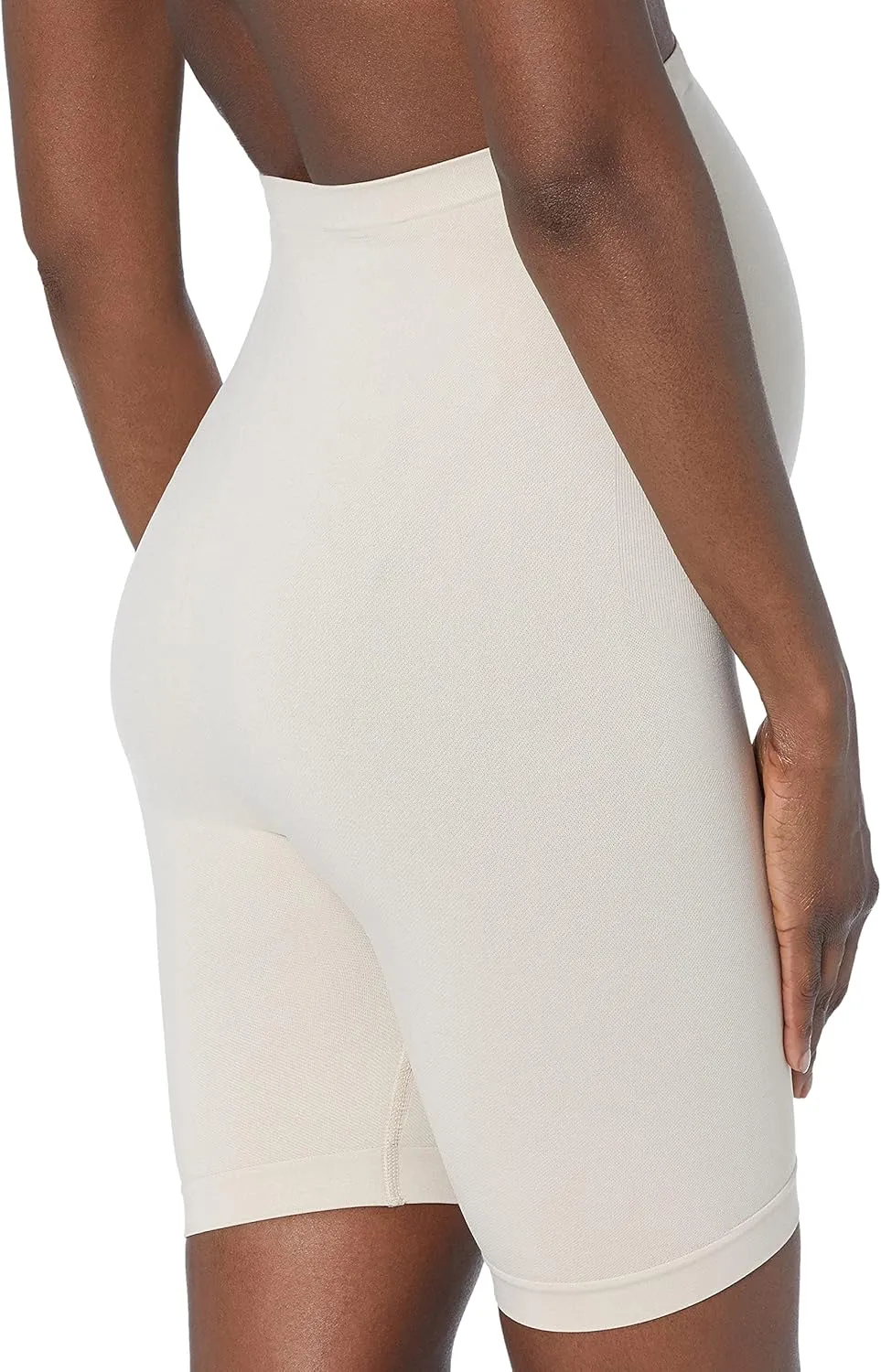 LAMAZE Maternity Women's Maternity Support & Smoothing Mid-Thigh Length Shaping Short