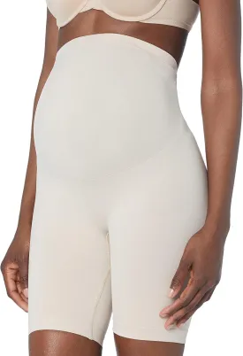 LAMAZE Maternity Women's Maternity Support & Smoothing Mid-Thigh Length Shaping Short