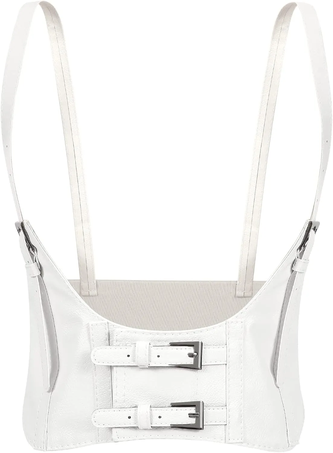 LEACOOLKEY Women Fashion Body Waist Belt Steampunk Underbust Corset Belt for Dress