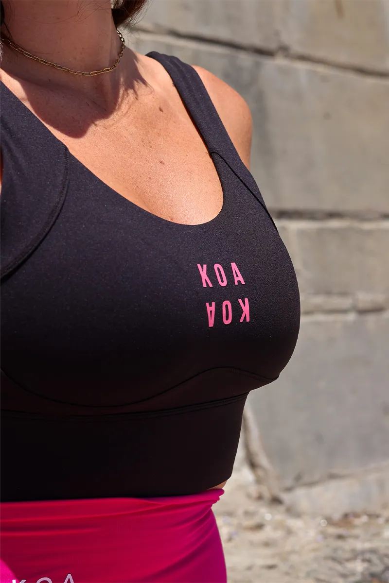 Legacy Bra - Pink Logo