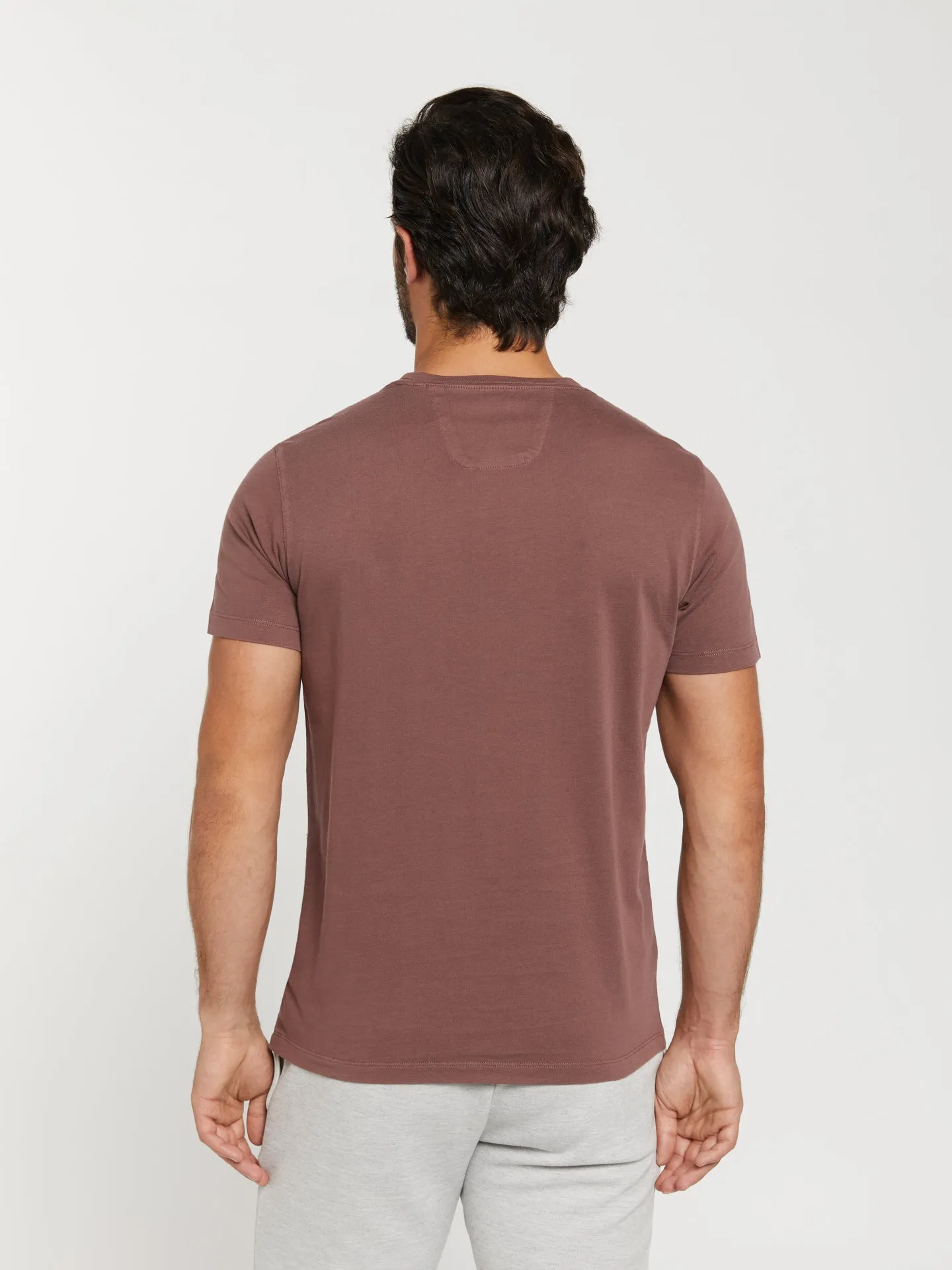 Luxe leisure edition logo embroidered t-shirt