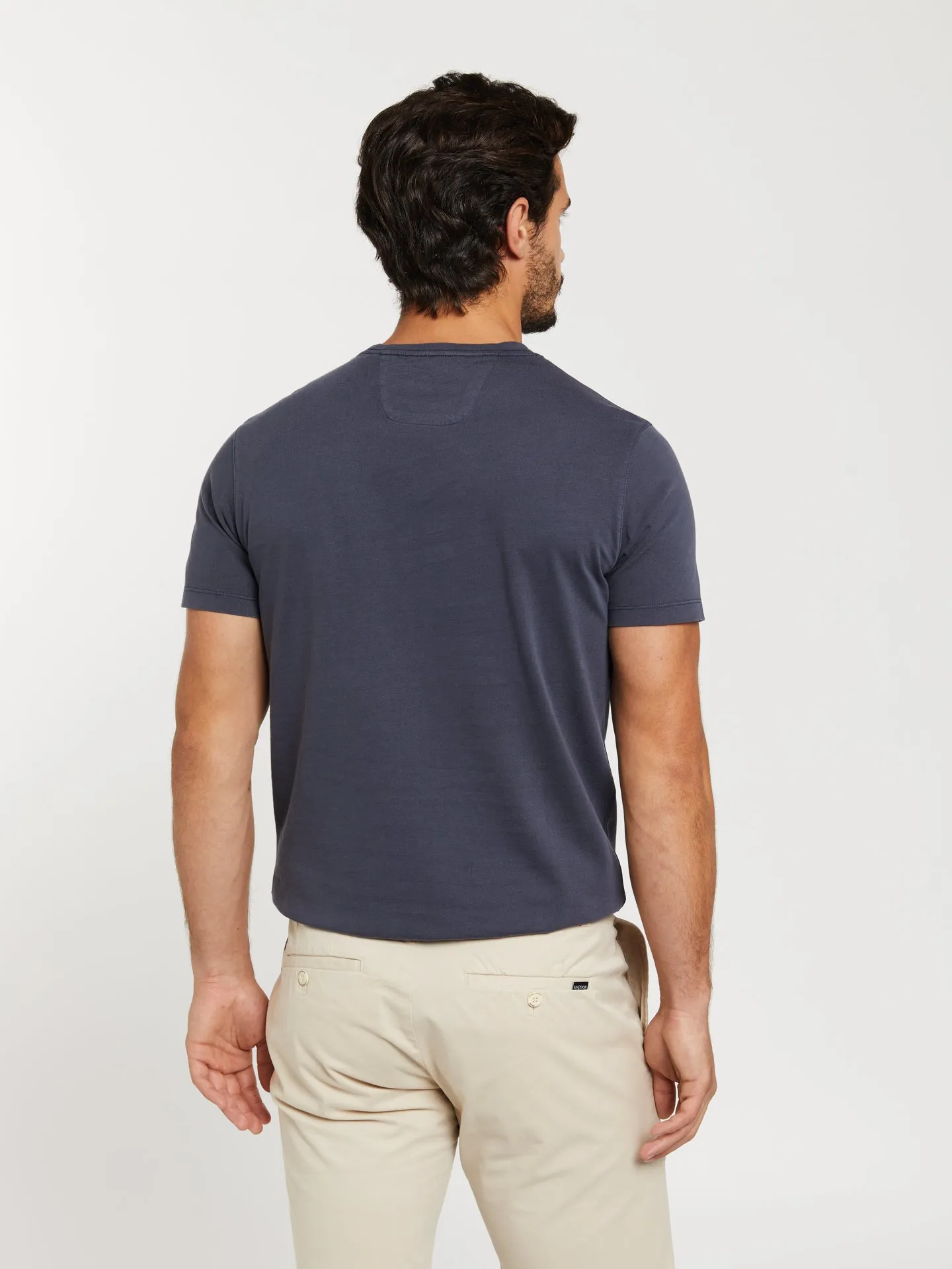 Luxe leisure edition logo embroidered t-shirt