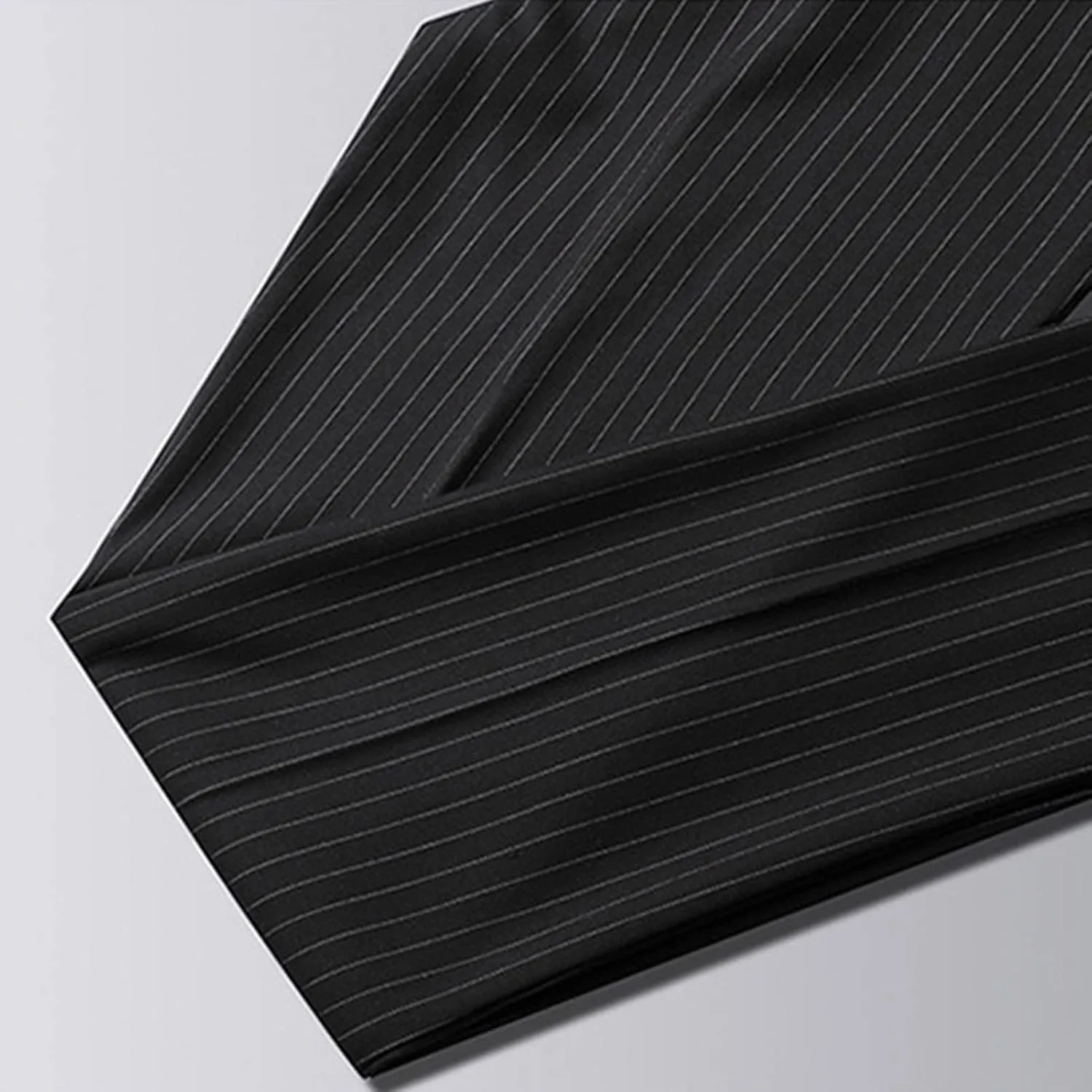Maiyifu-GJ Men Slim Stretch Dress Pant Pinstripe Skinny Comfort Tapered Suit Pant Business Wrinkle-Resistant Casual Trousers