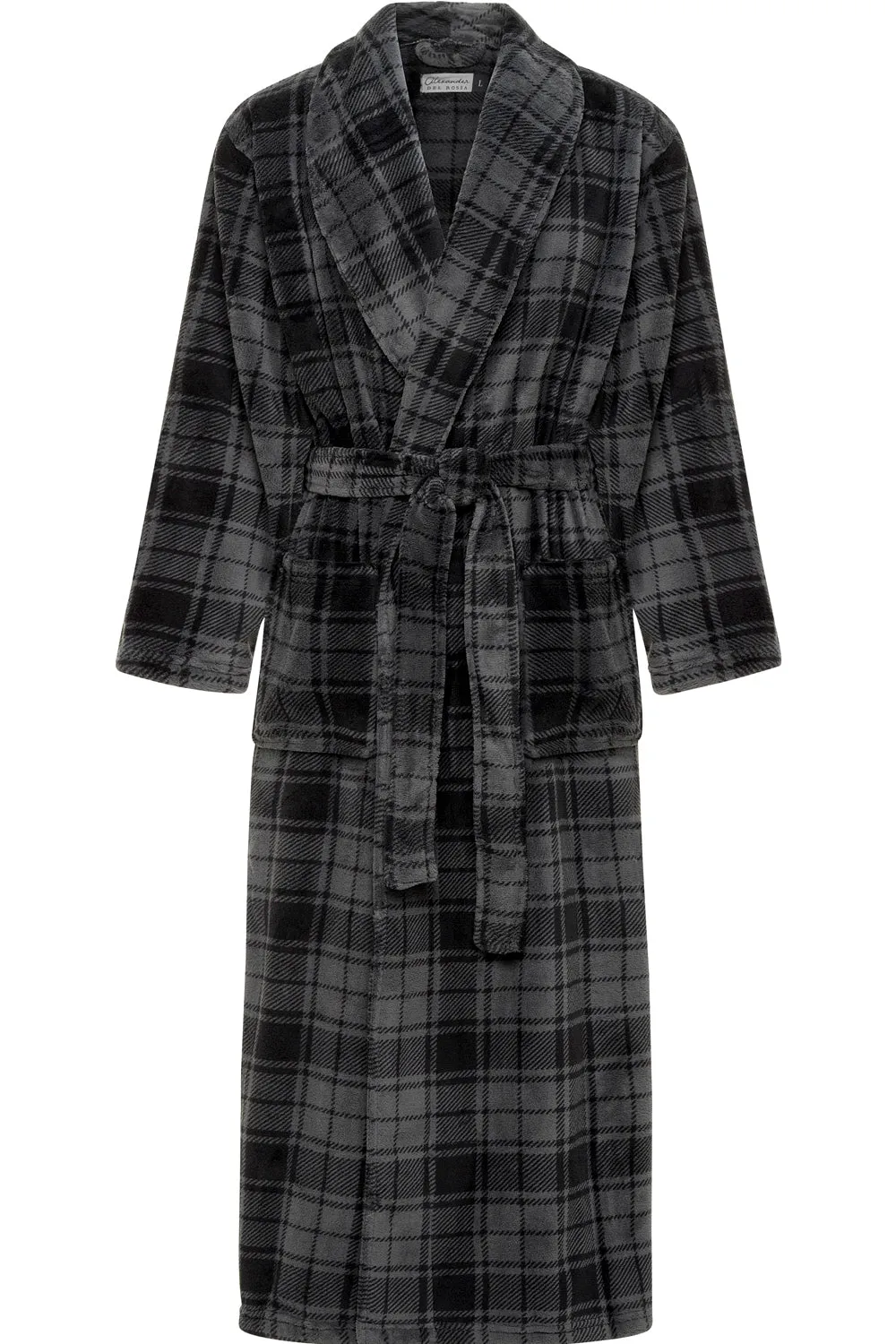 Men's Ultra Plush Fleece Robe, Big and Tall Winter Bathrobe