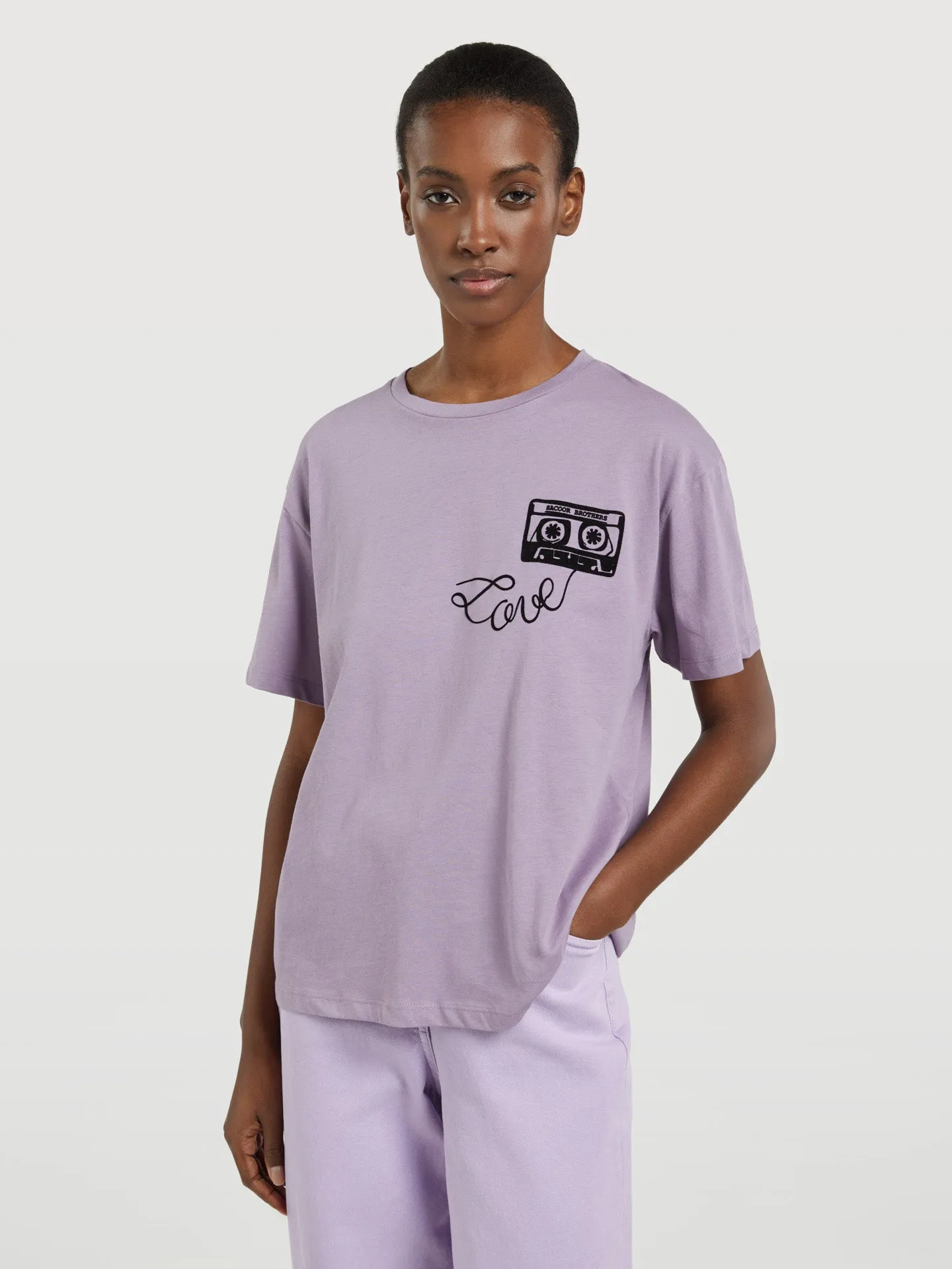 Mix Tape Print T-shirt