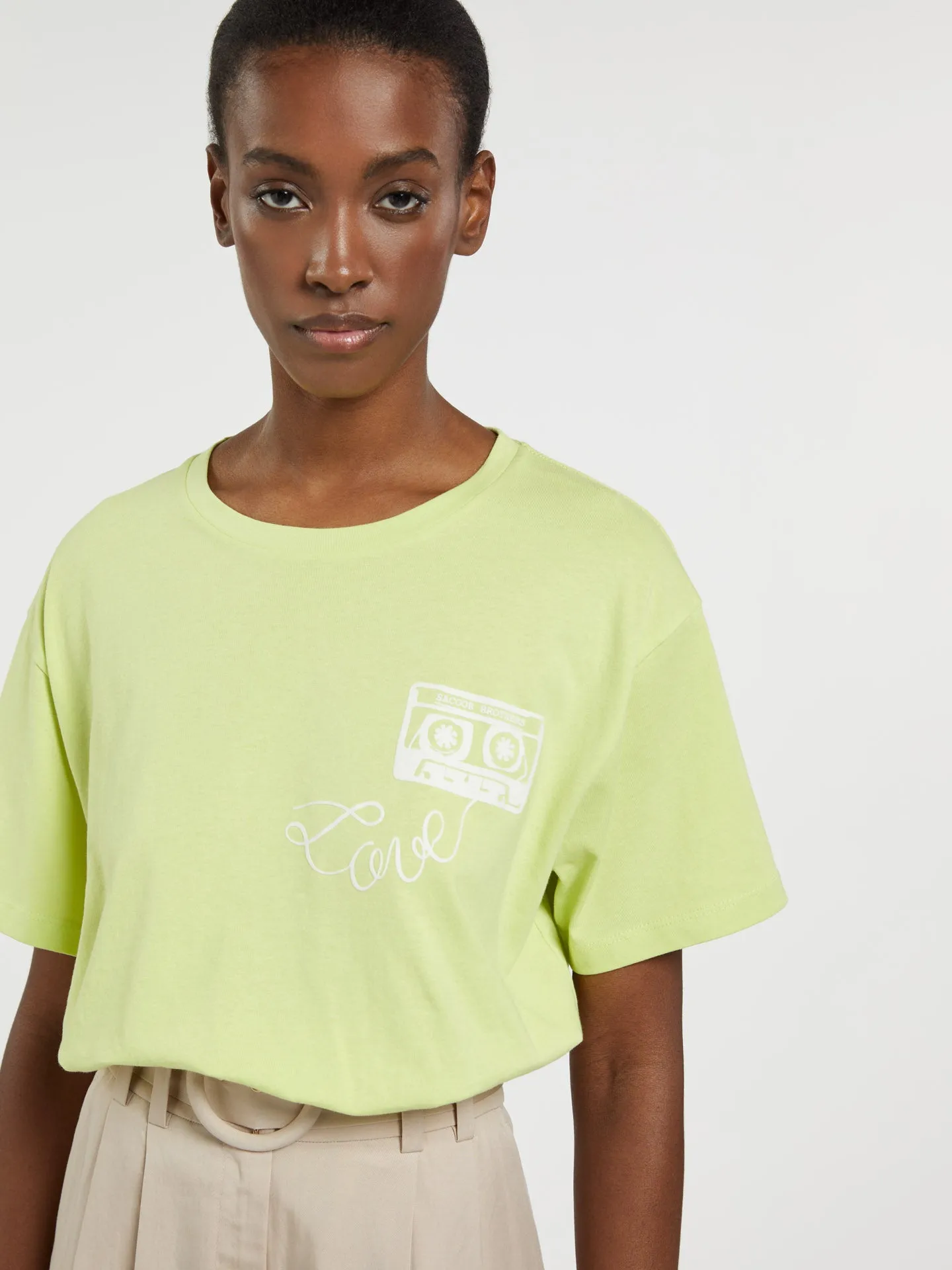 Mix Tape Print T-shirt