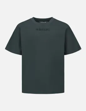 Mock-neck Logo T-Shirt