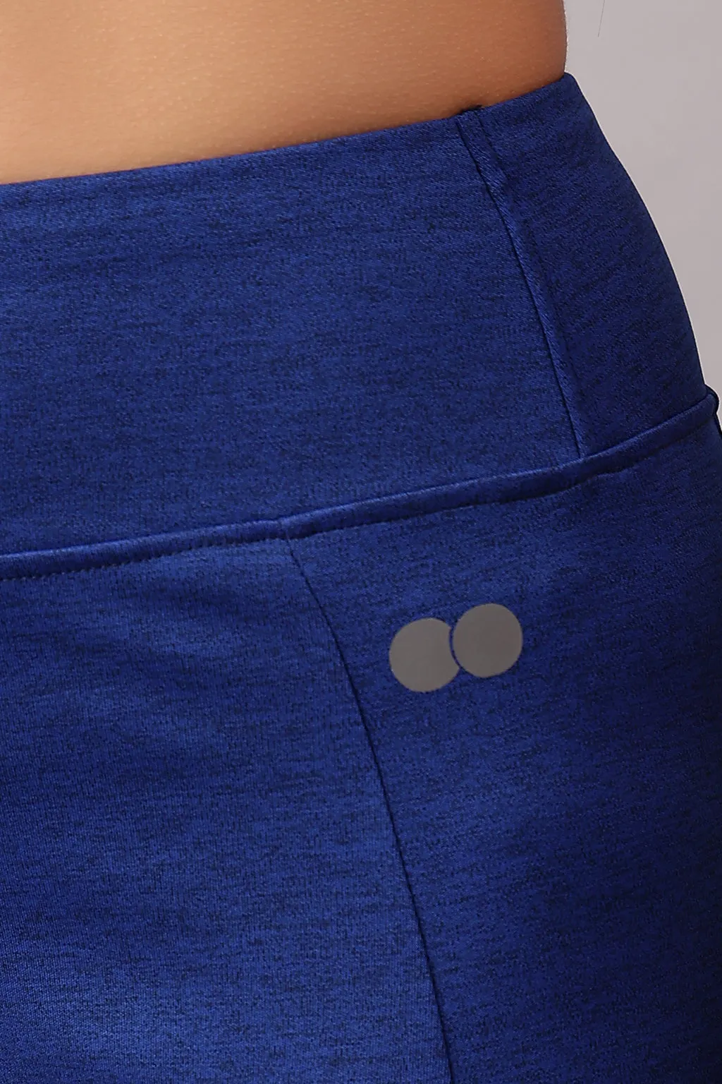 Navy High-Rise Active Tights with Side Pockets