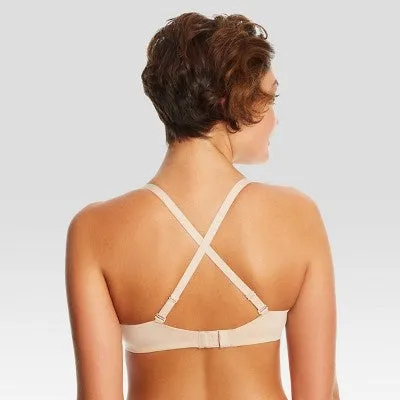 New - Maidenform Women's One Fabulous Fit 2.0 Tailored Demi Bra DM7543 - Beige 32C