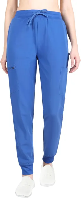 Organix Medical Uniform Jogger Scrub Pants for Women, 4-Way Stretch, Drawstring Joggers, Workwear Professional Scrub Pants