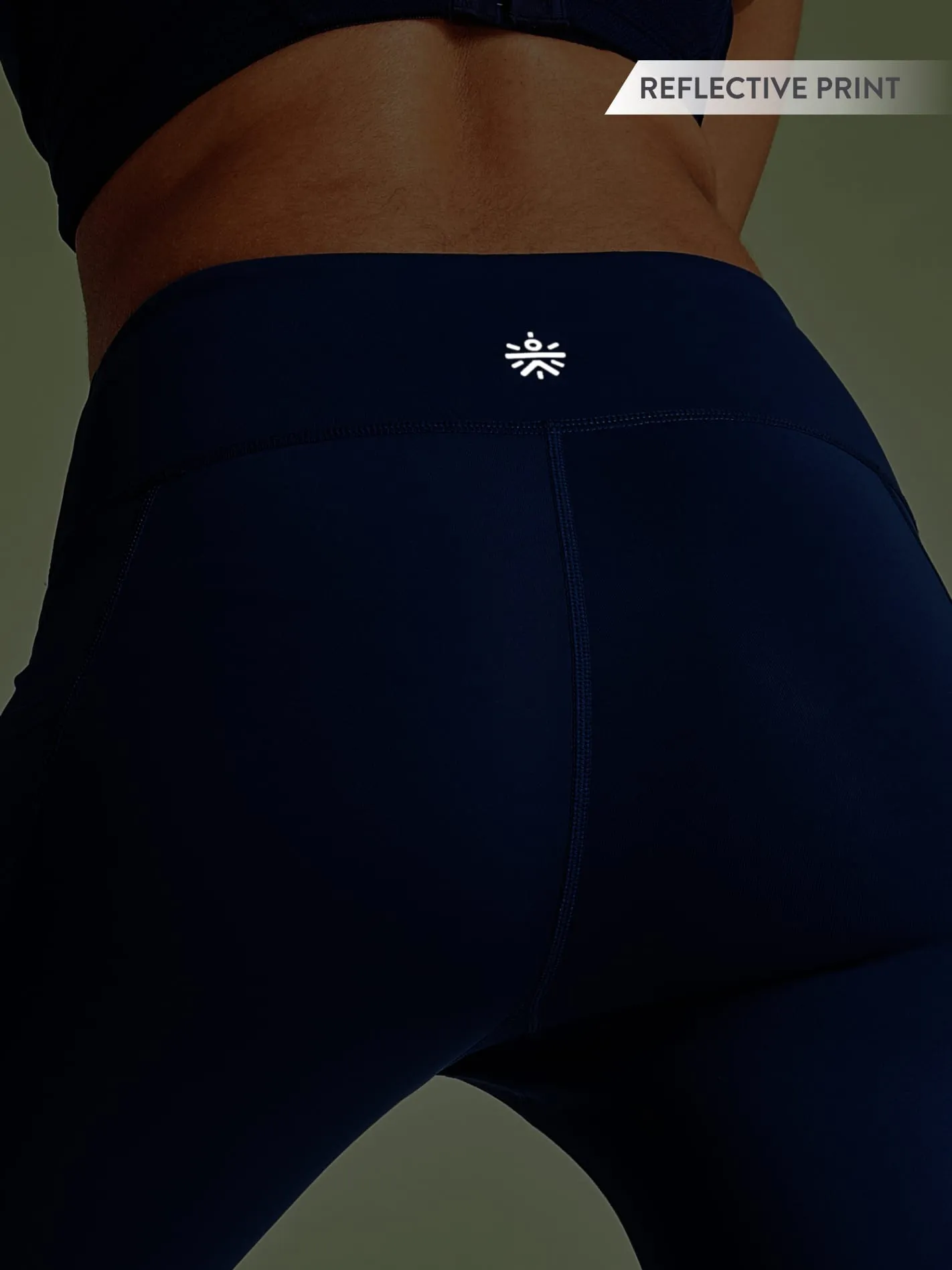 Panelled High Waist Running Tights