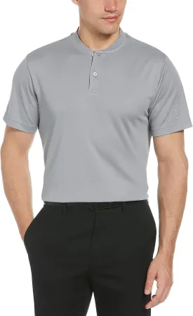 PGA TOUR Men's Pique Short Sleeve Golf Polo Shirt with Casual Collar