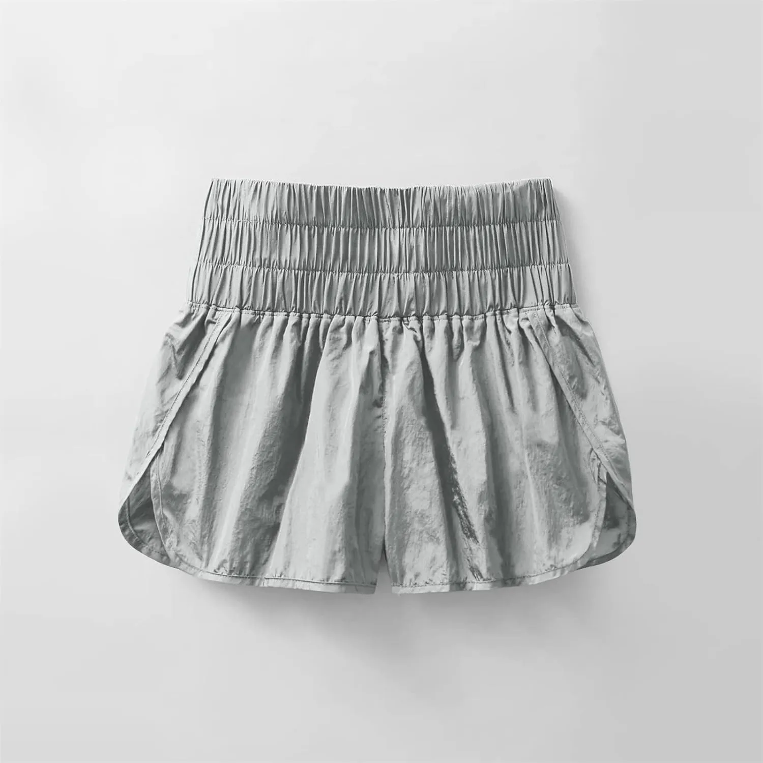 Preppy Girls Bubble Shorts Summer Casual Elastic High Waisted Workout Athletic Puffy Shorts Loose Activewear